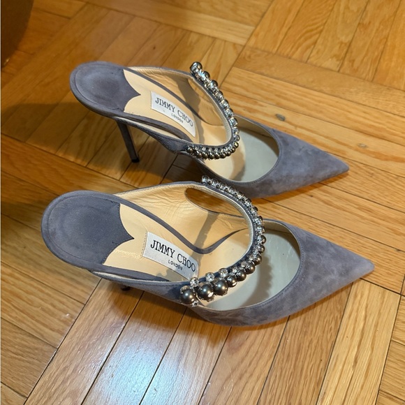 Authentic Jimmy Choo suede heels - Picture 1 of 6